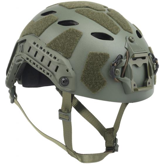 NP FAST RAILED SF AIR HELMET - GREEN