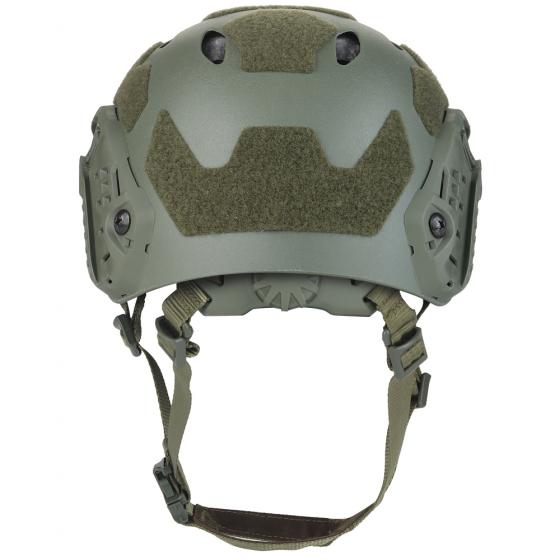NP FAST RAILED SF AIR HELMET - GREEN