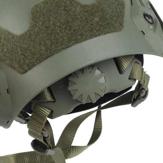 NP FAST RAILED SF AIR HELMET - GREEN