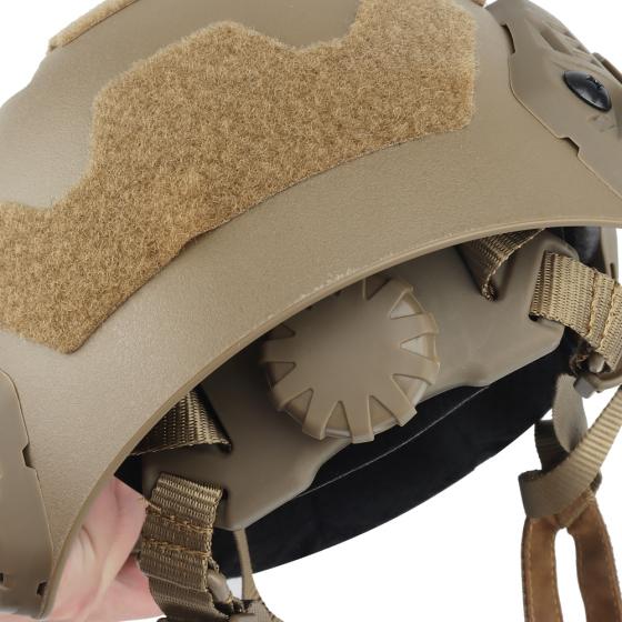 NUPROL FAST RAILED SF AIR HELMET - TAN