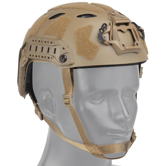 NUPROL FAST RAILED SF AIR HELMET - TAN