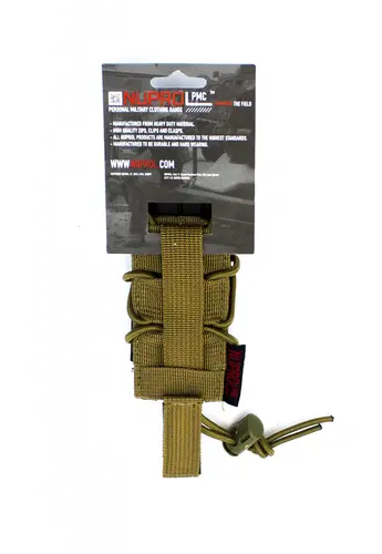 NUPROL PMC PISTOL OPEN TOP POUCH - TAN Nuprol