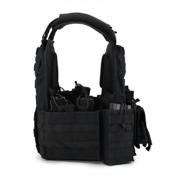 NUPROL PMC TACTICAL MILITARY VEST - BLACK