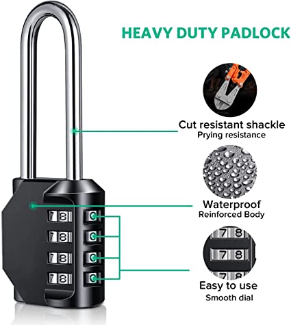 CODED PADLOCK TWIN PACK (LONG SHACKLE FOR NUPROL CASES)