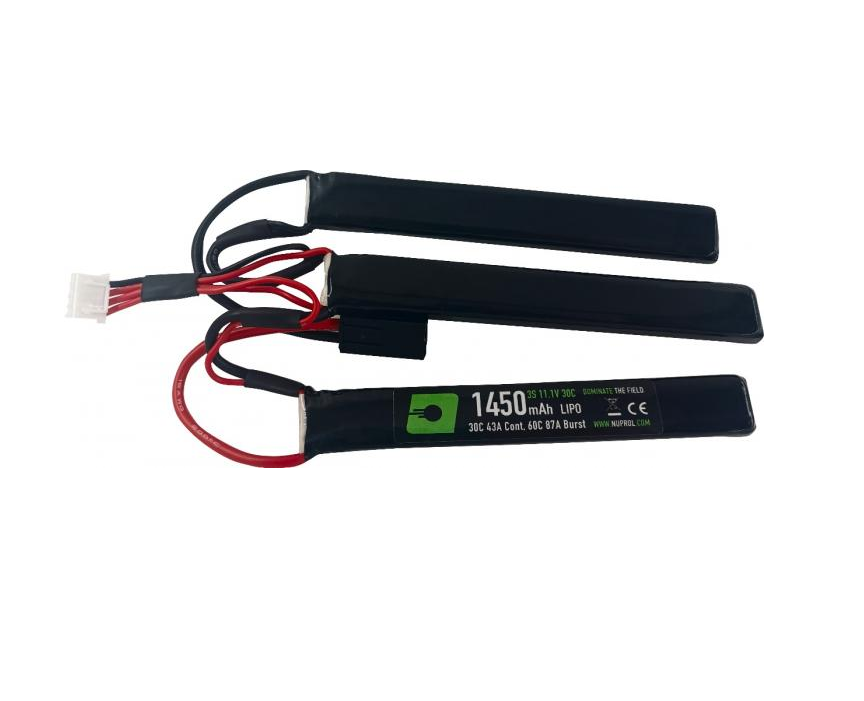 NUPROL POWER 1450MAH 11.1V 30C LIPO NUNCHUCK TYPE