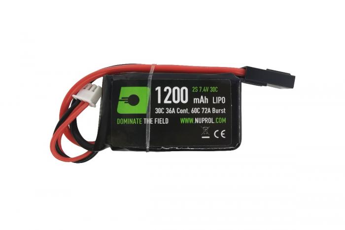 NUPROL POWER 1200MAH 7.4V 30C LIPO PEQ15 MICRO TYPE