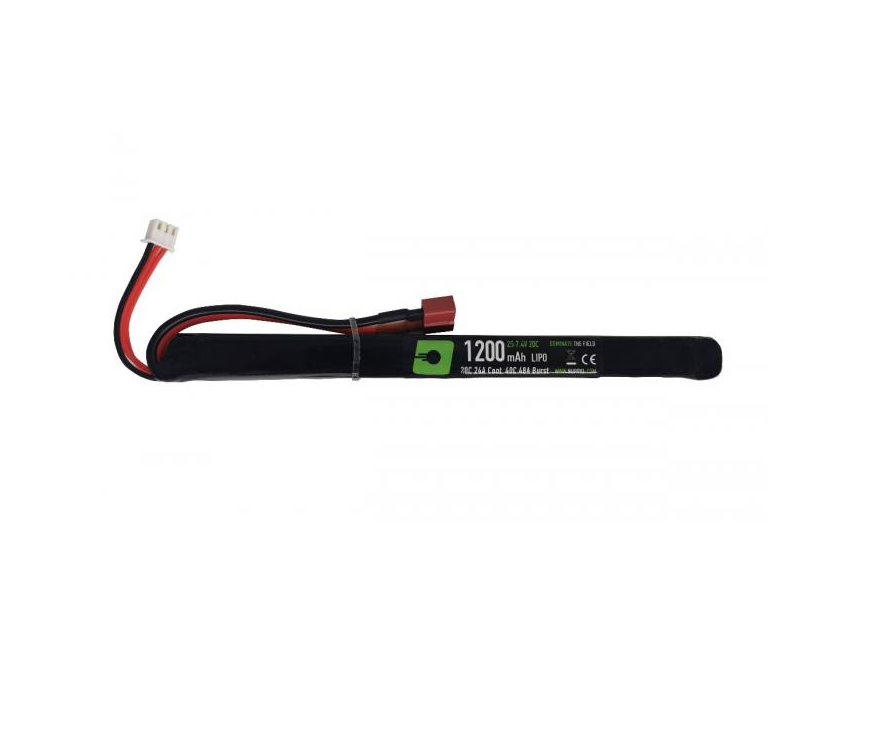 NUPROL POWER 1200MAH LIPO 7.4V 20C SLIM STICK - DEANS