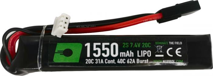 NUPROL 1550MAH 7.4V LIPO STICK
