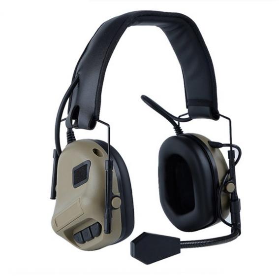 TACTICAL COMMS HEADSET NR TAN