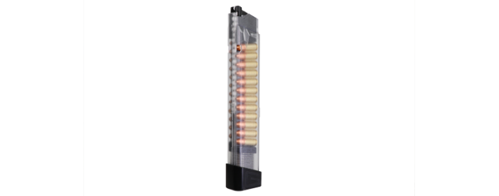 PIRANHA 20R TRANSPARENT LONG MAGAZINE (DECORATIVE ROUND)