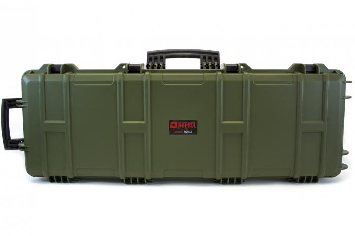 NUPROL LARGE HARD CASE - GREEN (WAVE FOAM INSERT)