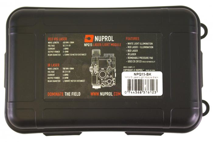 NUPROL Q15 LIGHT/LASER BOX - BLACK