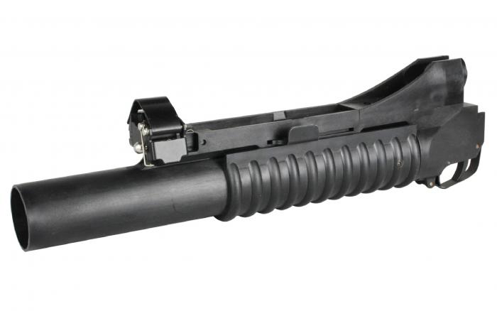 S&T M203 GRENADE LAUNCHER LONG (LW VERSION)(BK)