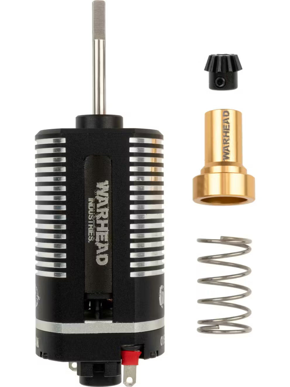 Warhead Industries CNC Black Brushless Motor; Long / Short Shaft