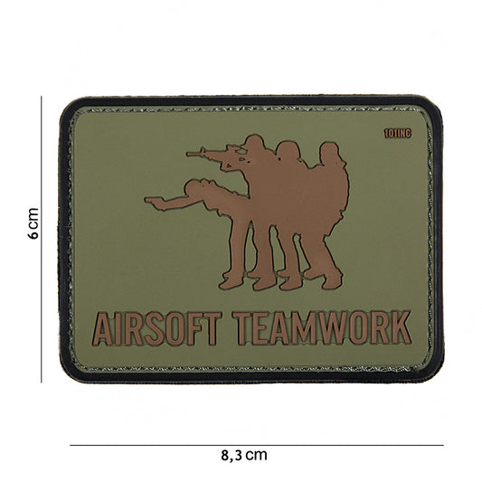 101 Airsoft Teamwork 3D PVC Patch