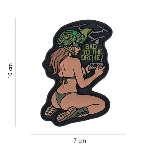 101 Bad To The Drone 3D PVC Patch