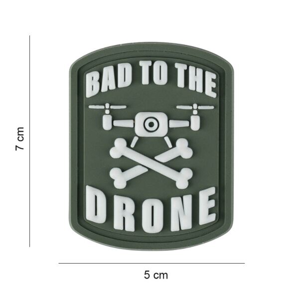 101 Inc Patch 3D PVC Bad to the Drone