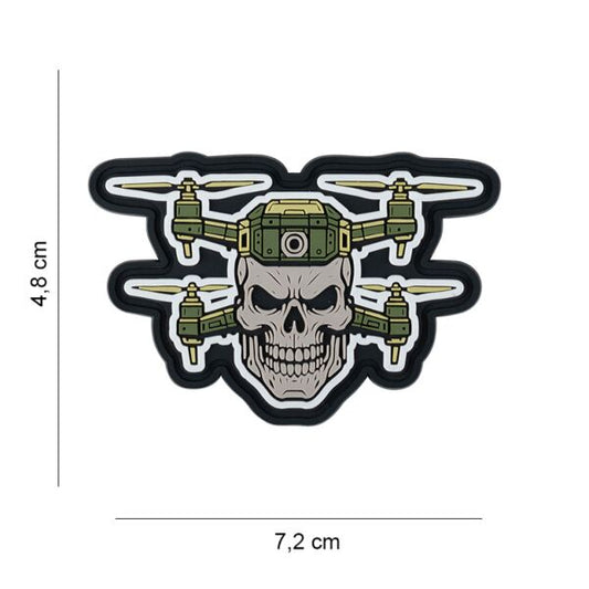 101 Inc Patch 3D PVC Double Drone Skull