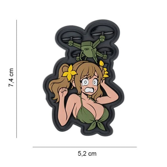 101 Inc Patch 3D PVC Oops Girl Drone