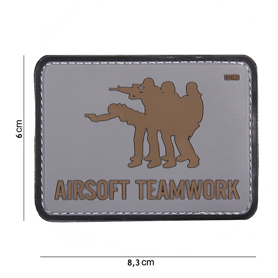 101 Airsoft Teamwork 3D PVC Patch