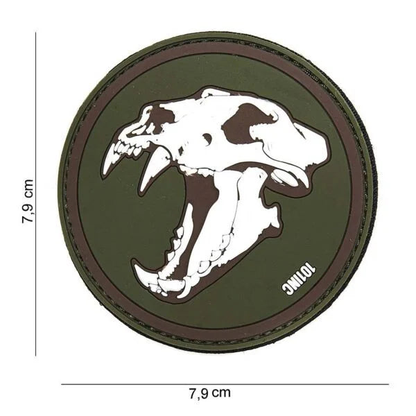 101 Sabertooth Tiger 3D PVC Patch