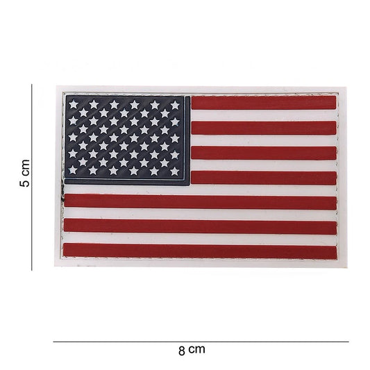 101 USA Stars & Stripes 3D PVC Patch
