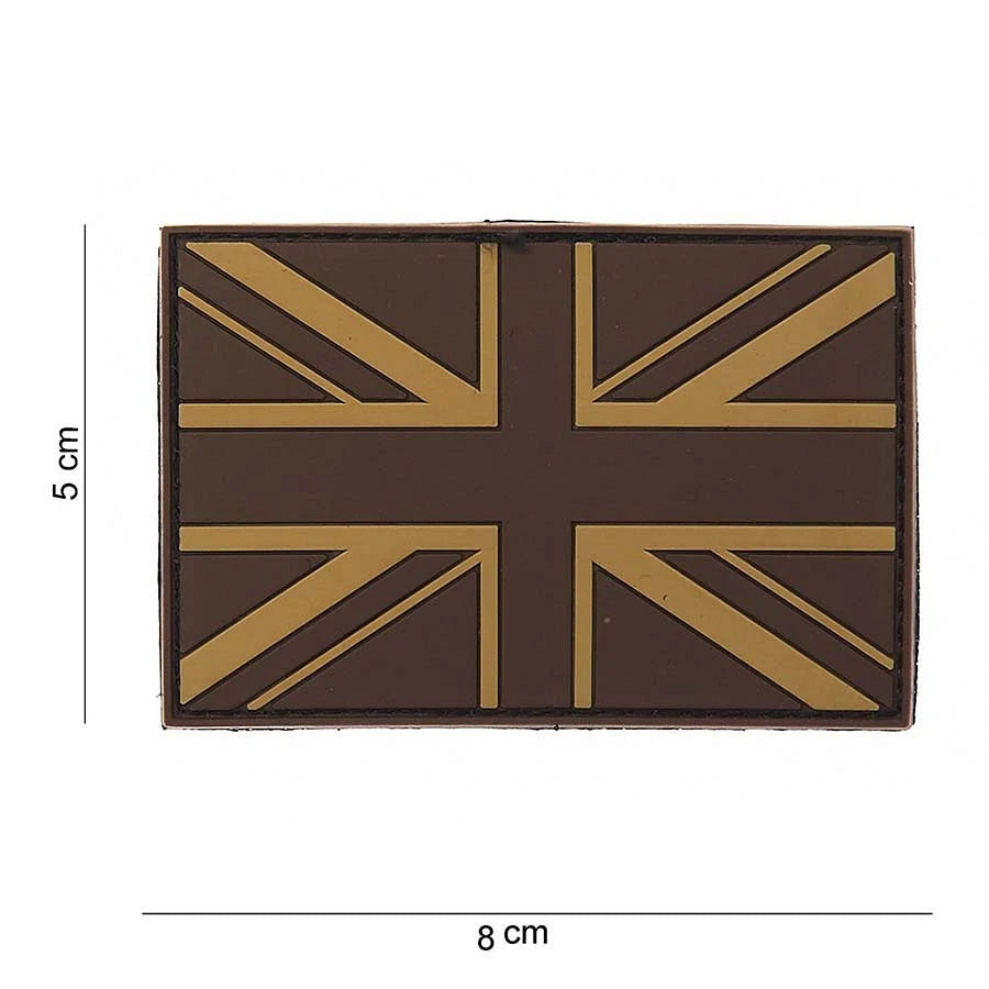 101 Union Jack UK Flag 3D PVC Patch