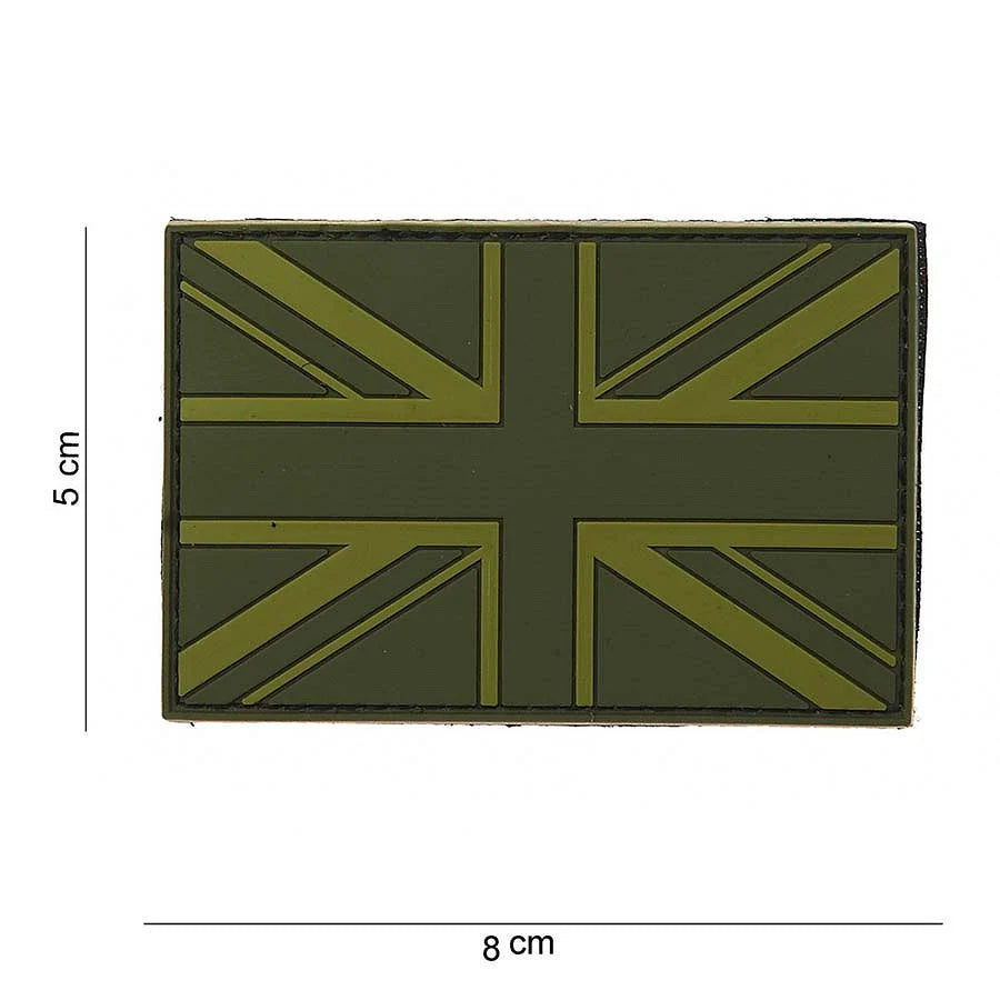 101 Union Jack UK Flag 3D PVC Patch