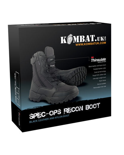 Spec-Ops Recon Boot - Black - Killer Instinct Tactical