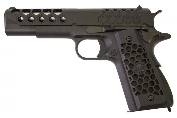 WE 1911 HEX PISTOL - BLACK