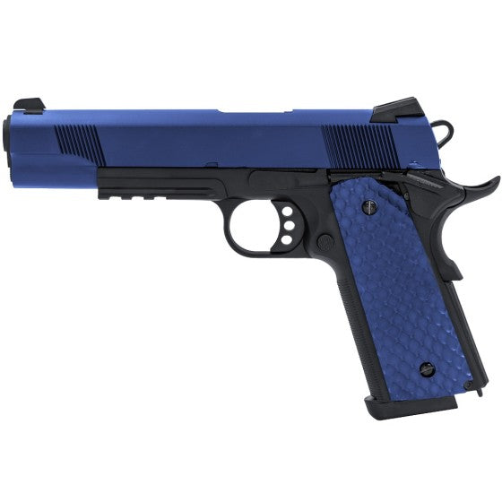 1911/MEU-R (Dual Tone Blue) GBB Airsoft Pistol