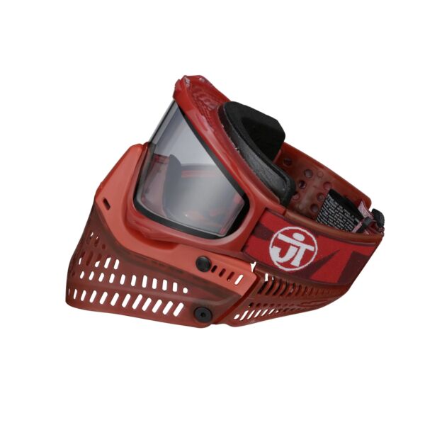 JT Proflex LE ICE Birthstone w/ Magnet Chin Strap - Garnet