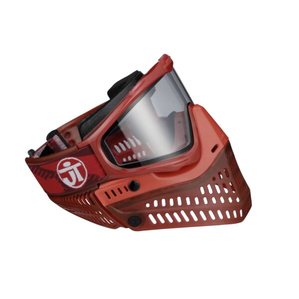 JT Proflex LE ICE Birthstone w/ Magnet Chin Strap - Garnet