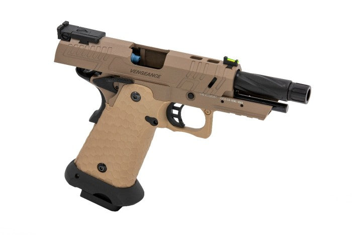 HI-CAPA CS VENGEANCE 3.8 COMPACT GBB PISTOL (TAN)