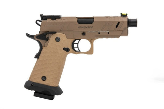 HI-CAPA CS VENGEANCE 3.8 COMPACT GBB PISTOL (TAN)