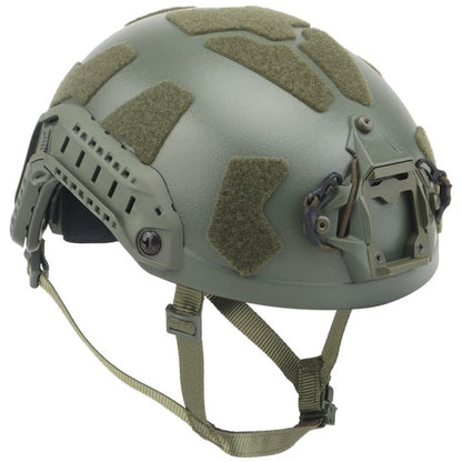 NUPROL FAST RAILED SF HELMET - GREEN