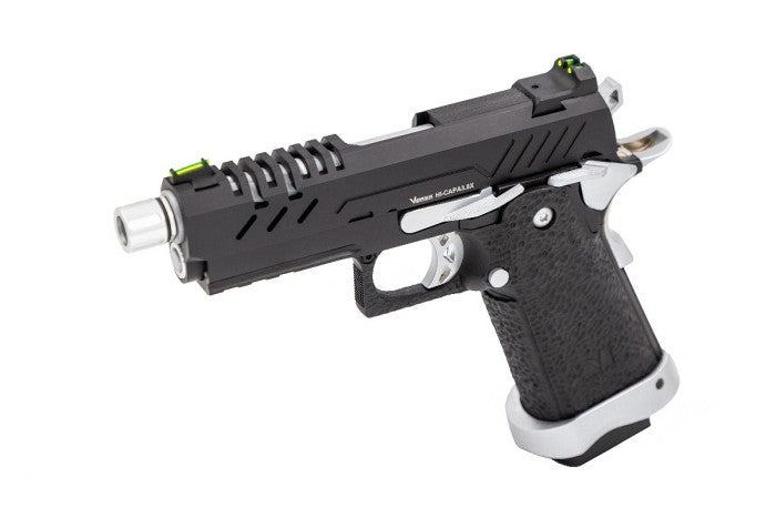 HI-CAPA 3.8 PRO GBB PISTOL (BLACK) (SILVER MATCH)