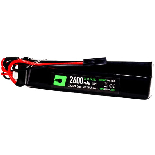 NUPROL POWER - LIPO 2600MAH 11.1V 20C (DBL-TAMIYA)