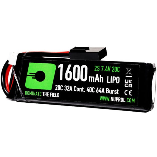 NUPROL POWER - LIPO 1600MAH 7.4V 20C (STK-TAMIYA)