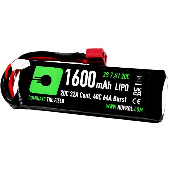 NUPROL POWER - LIPO 1600MAH 7.4V 20C (STK-DEANS)