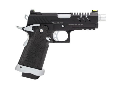 HI-CAPA 3.8 PRO GBB PISTOL (BLACK) (SILVER MATCH)