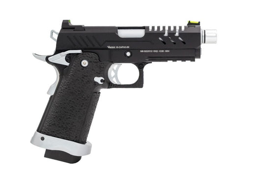 HI-CAPA 3.8 PRO GBB PISTOL (BLACK) (SILVER MATCH)