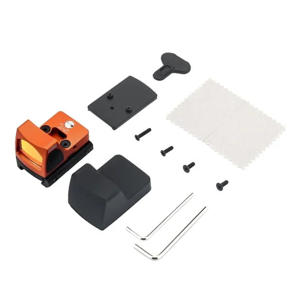 AIM-O Adjustable LED RMR Red Dot - Orange