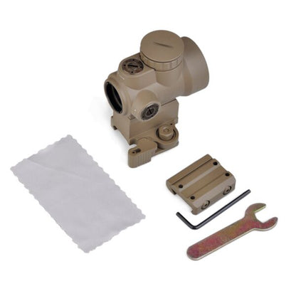 AIM-O MRO Red Dot with QD Riser Mount & Low Mount - Dark Earth