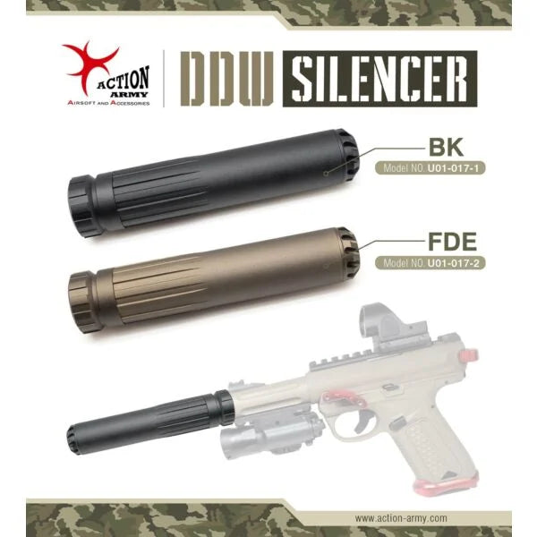 Action Army DDW Silencer - Black