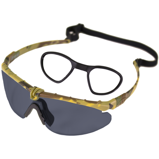 Battle Pro RX (Camo-Smoked) EN166 Protective Eyewear