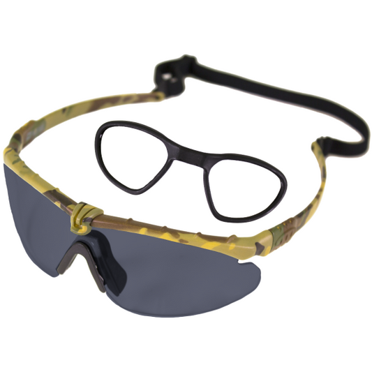 Battle Pro RX (Camo-Smoked) EN166 Protective Eyewear