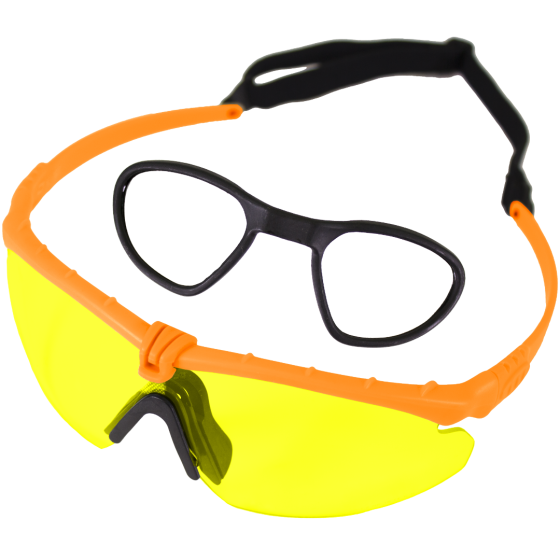 Battle Pro RX (Orange-Yellow) EN166 Protective Eyewear