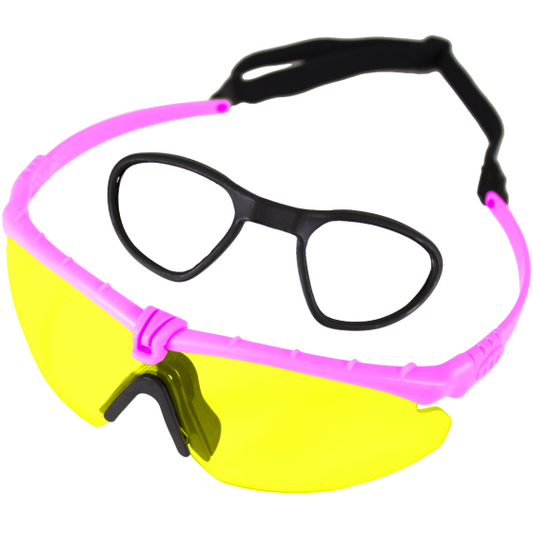 Battle Pro RX (Pink-Yellow) EN166 Protective Eyewear