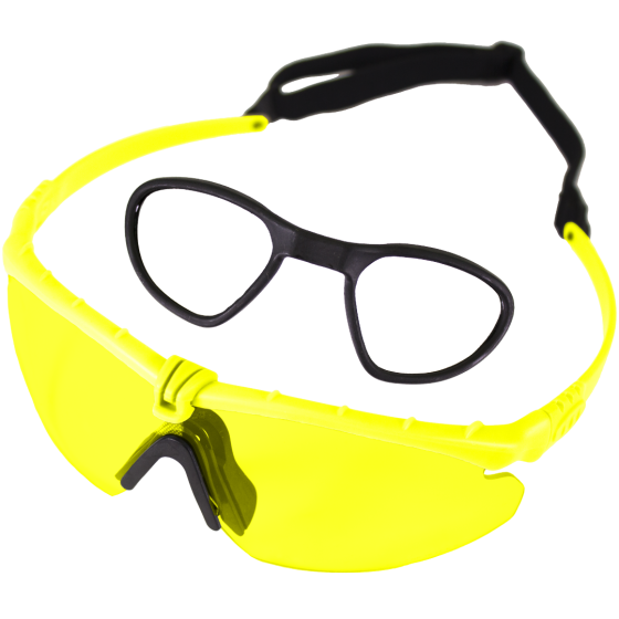Battle Pro RX (Yellow-Yellow) EN166 Protective Eyewear